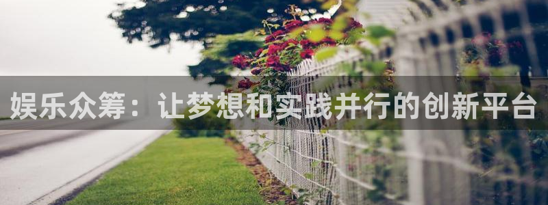 星辉平台体育官网注册：娱乐众筹：让梦想和实践并行的创新平台
